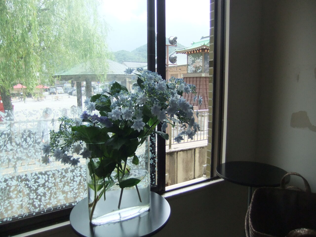 紫陽花をかざりました！