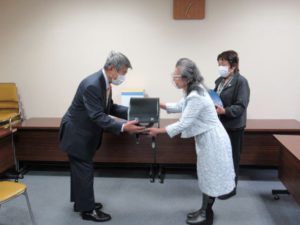 ランドセルをいただきました